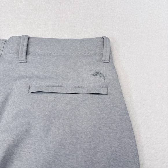 Tommy Bahama Shorts Mens Size 33 Gray Stretch Performance Casual Vacation Resort - Picture 4 of 9